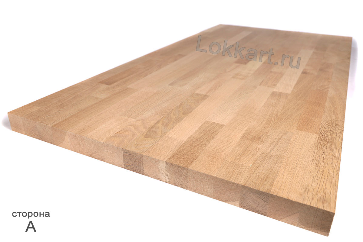 Столешницы из дуба - Паркетная склейка, 40 × 600 × 1000 мм