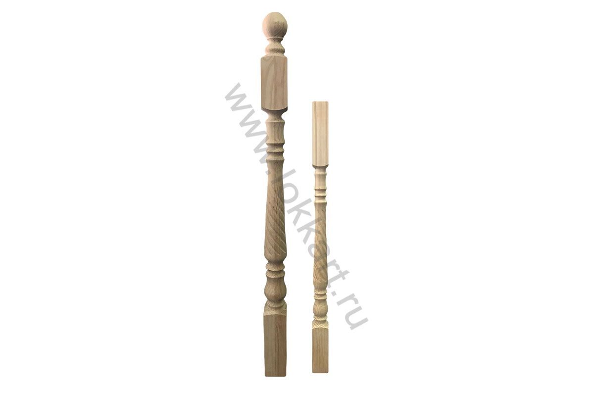 Сосна, 80 × 80 × 1200 мм